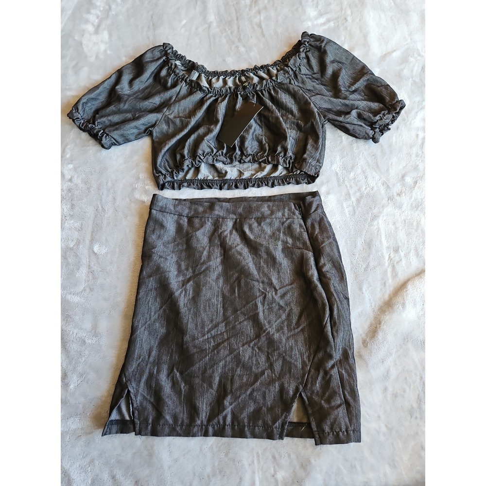 D.ROCK  2 SET  Dress Women's Dress Size Small Gray